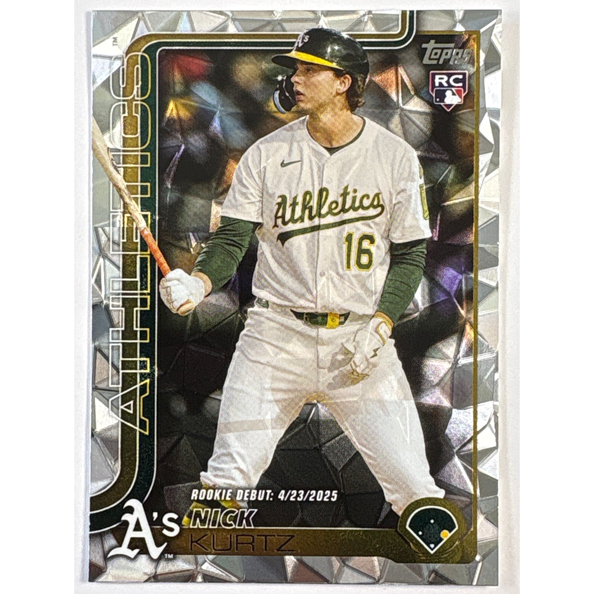 2025 Update Series Nick Kurtz Cracked Ice Foil RC | Local Legends Cards & Collectibles