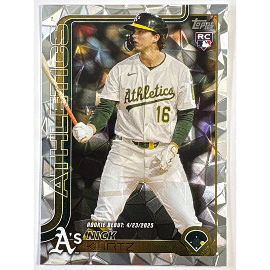 2025 Update Series Nick Kurtz Cracked Ice Foil RC | Local Legends Cards & Collectibles