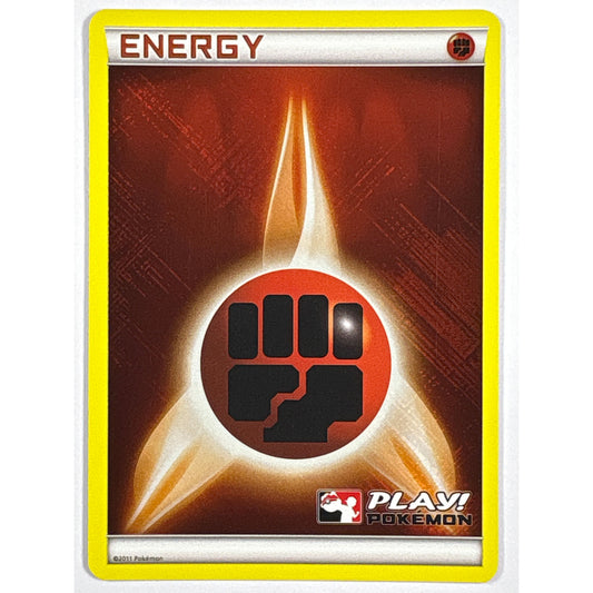 2011 Fighting Energy *Stamped Play Pokemon Holo