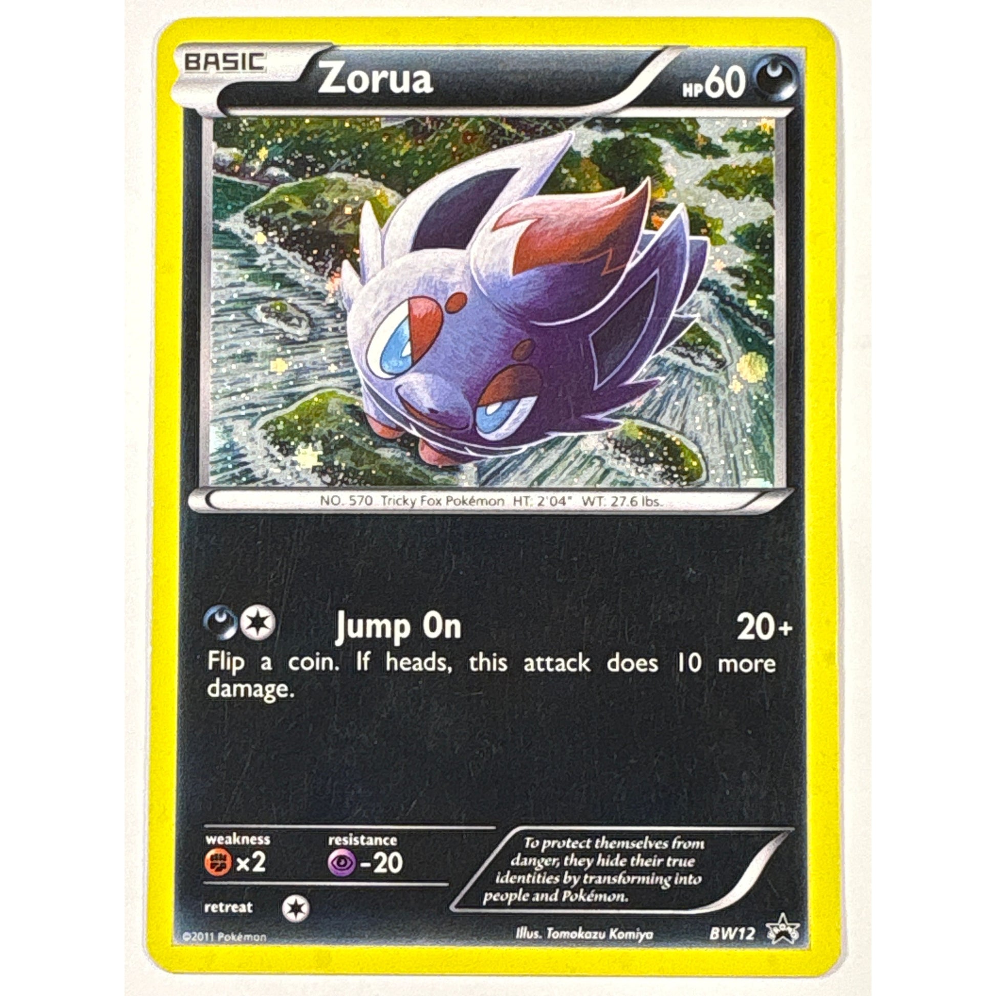 Zorua Holo Black Star BW12 | Local Legends Cards & Collectibles