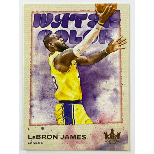 2023-24 Court Kings LeBron James Water Color Canvas