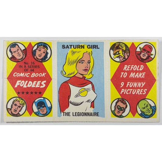 1966 Topps Comic Book Foldees No. 16 The Legionnaire | Local Legends Cards & Collectibles