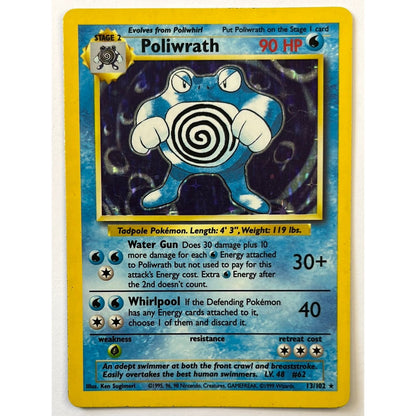 Poliwrath Holo Rare 13/102