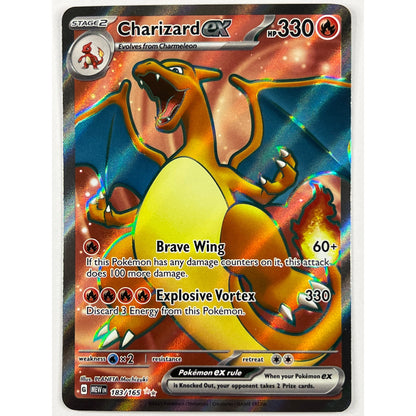 Charizard EX Holo Ultra Rare 183/165