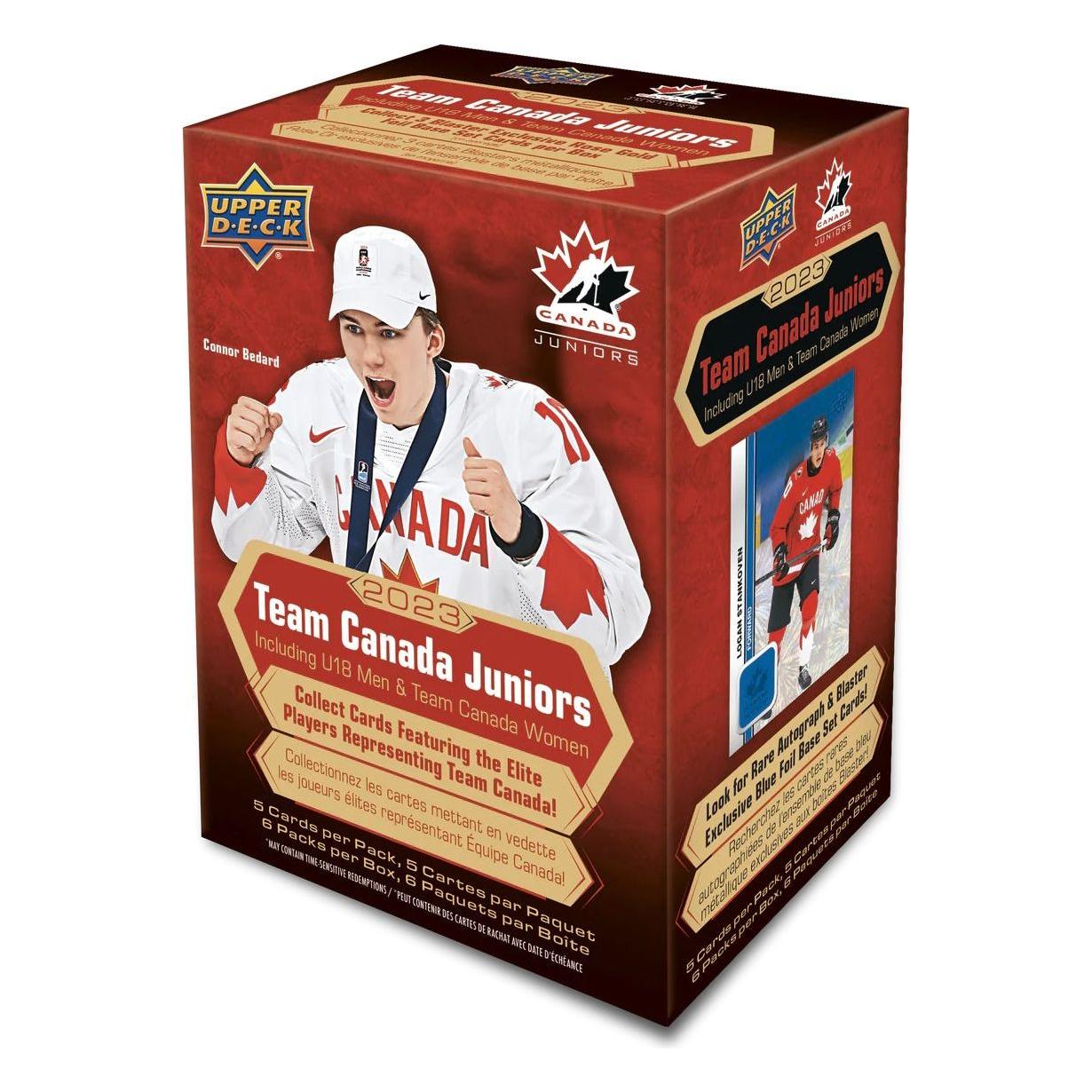 2023 Upper Deck Team Canada Juniors Hockey Blaster Box | Local Legends Cards & Collectibles