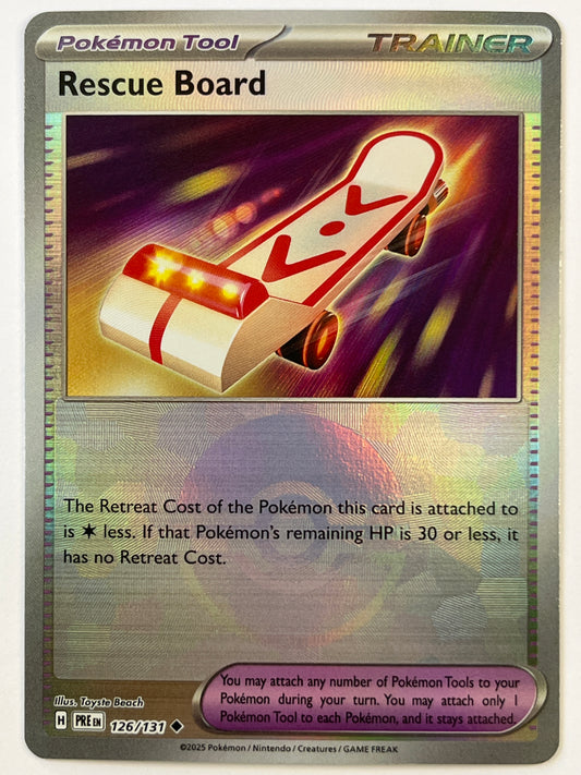 Rescue Board Pokéball Holo Uncommon 126/131