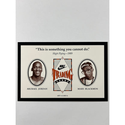 1991 Nike Trading Cards Michael Jordan 6 Card Set