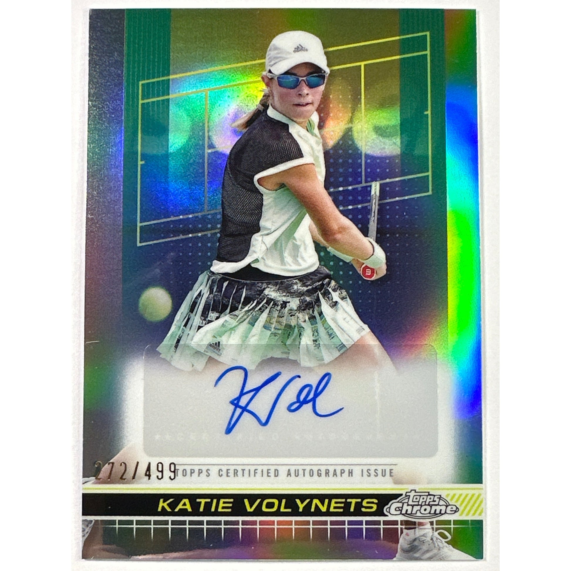 2024 Topps Chrome Katie Volynets Refractor Auto /499 | Local Legends Cards & Collectibles