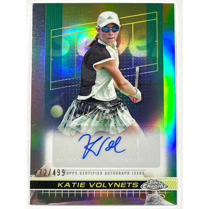 2024 Topps Chrome Katie Volynets Refractor Auto /499 | Local Legends Cards & Collectibles
