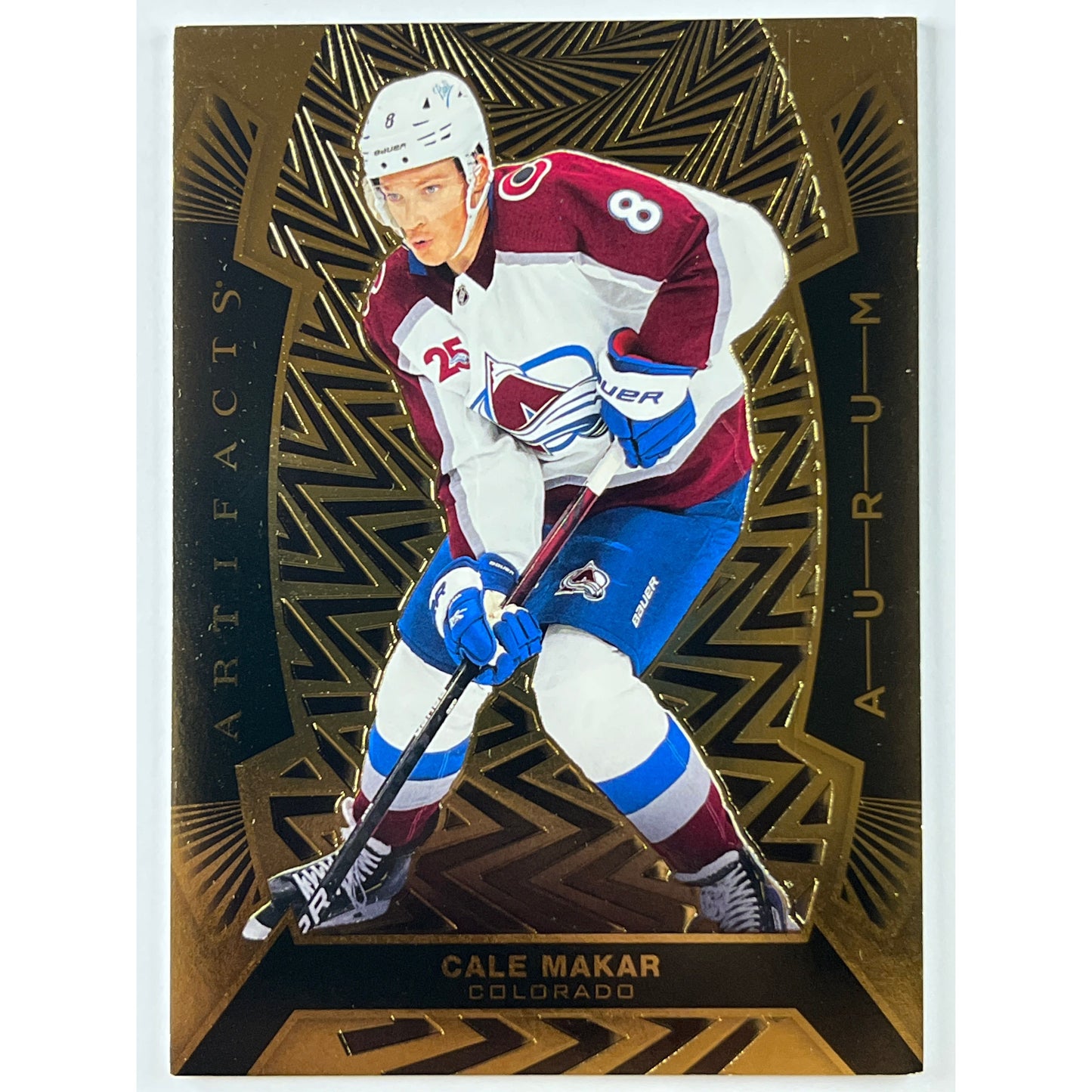 2021-22 Artifacts Cale Makar Unscratched Aurum