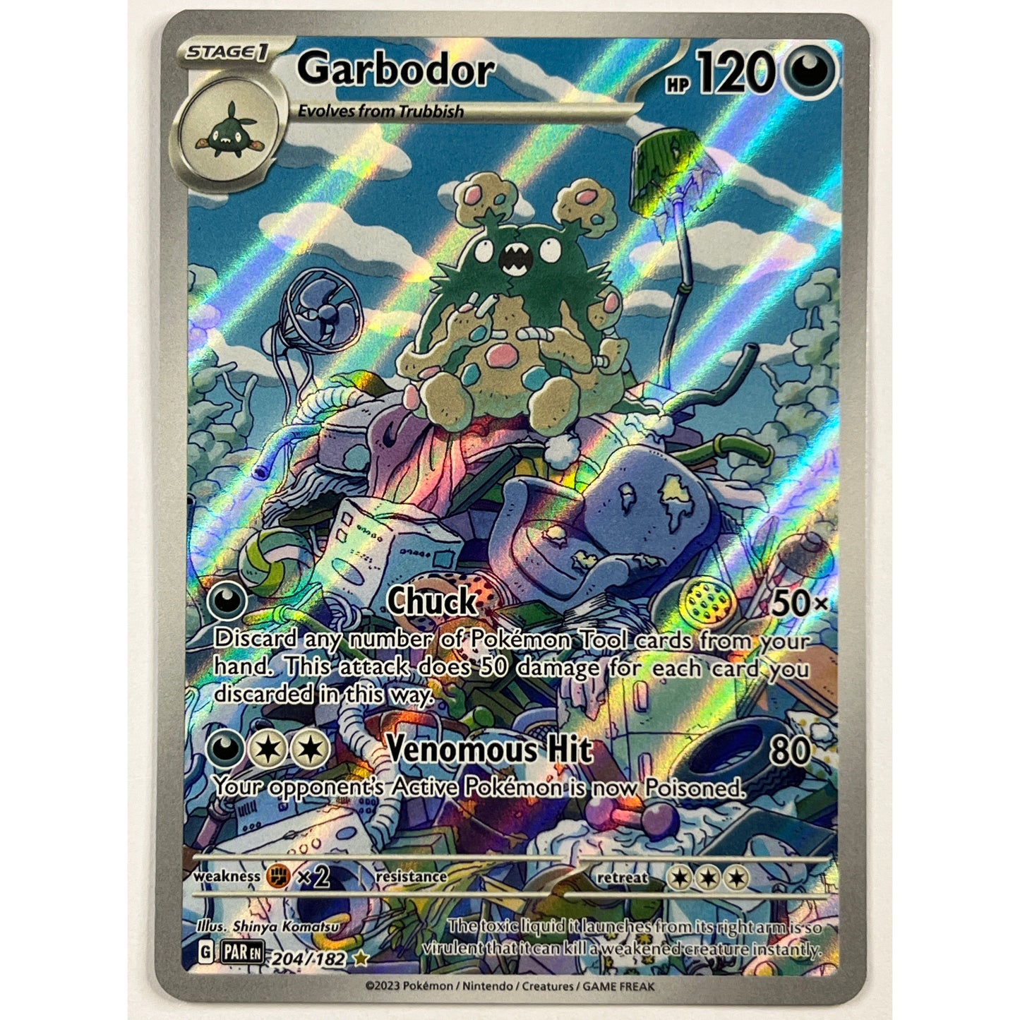 Garbodor Holo Illustration Rare 204/182