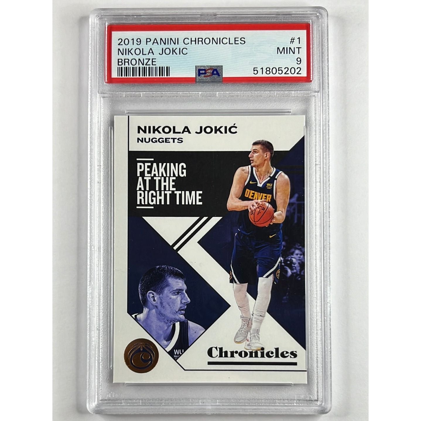 2019-20 Chronicles Nikola Jokic Bronze PSA 9 MINT