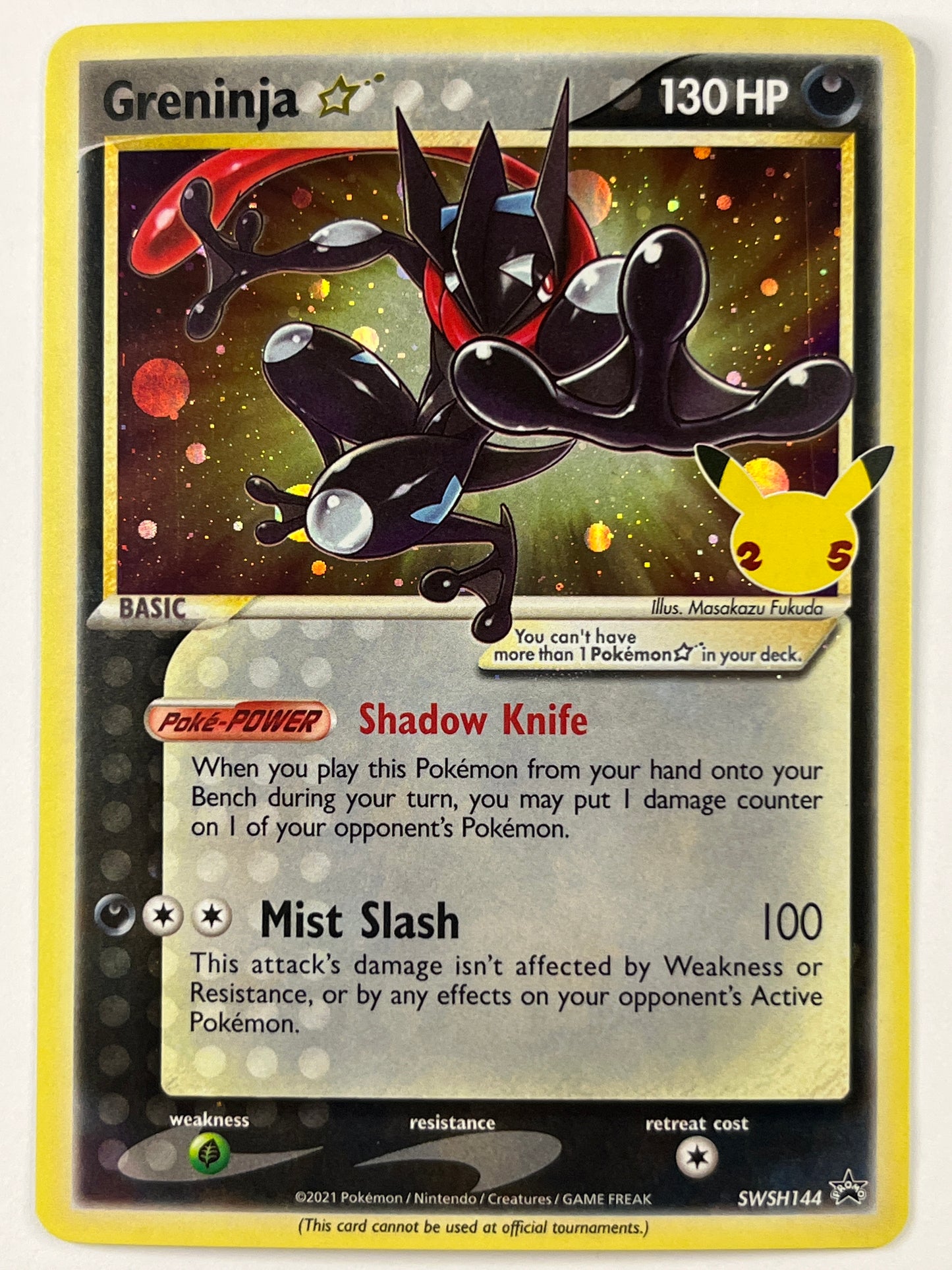 Greninja Holo Black Star Promo SWSH144