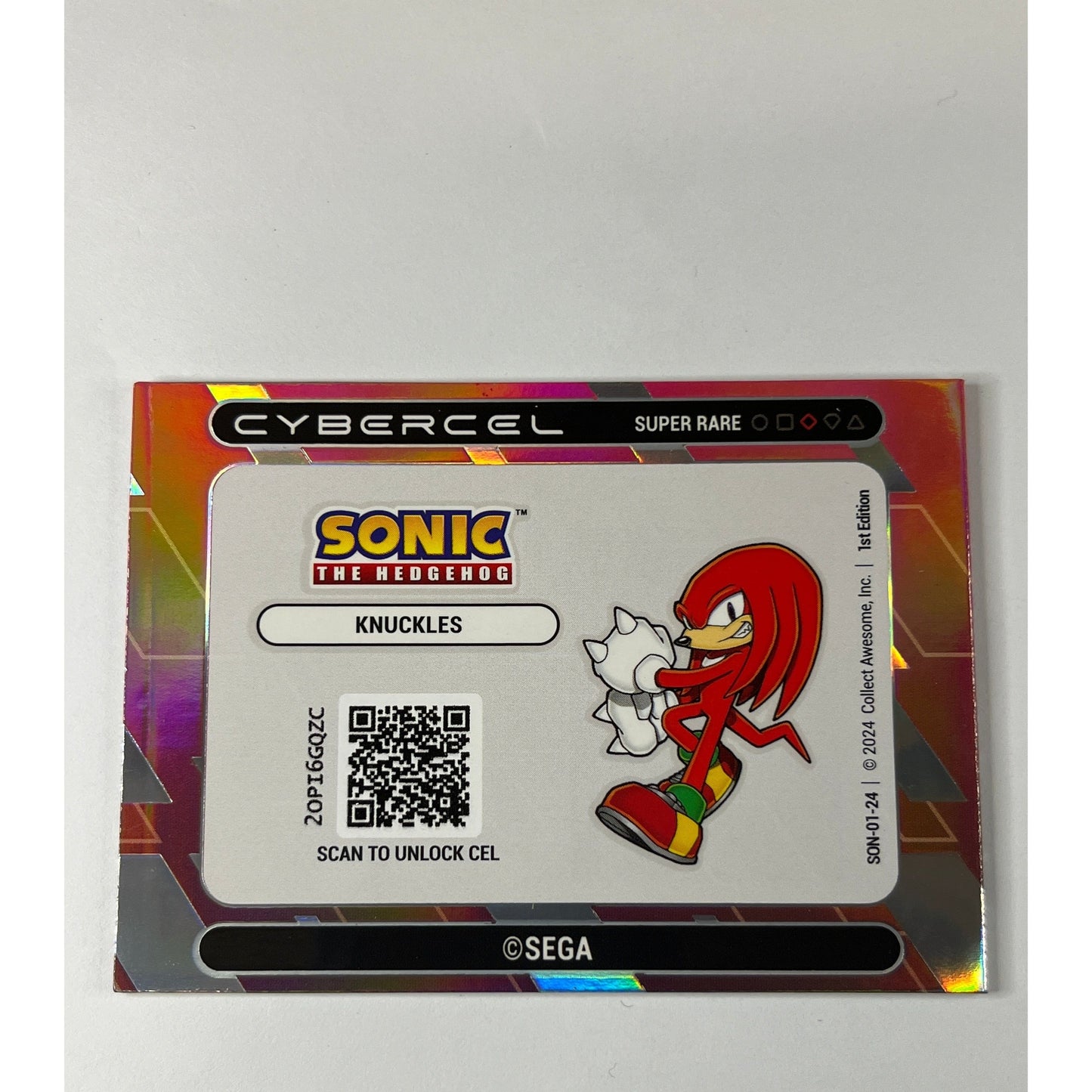 3D Booklet Knuckles Holo Super Rare 24 | Local Legends Cards & Collectibles