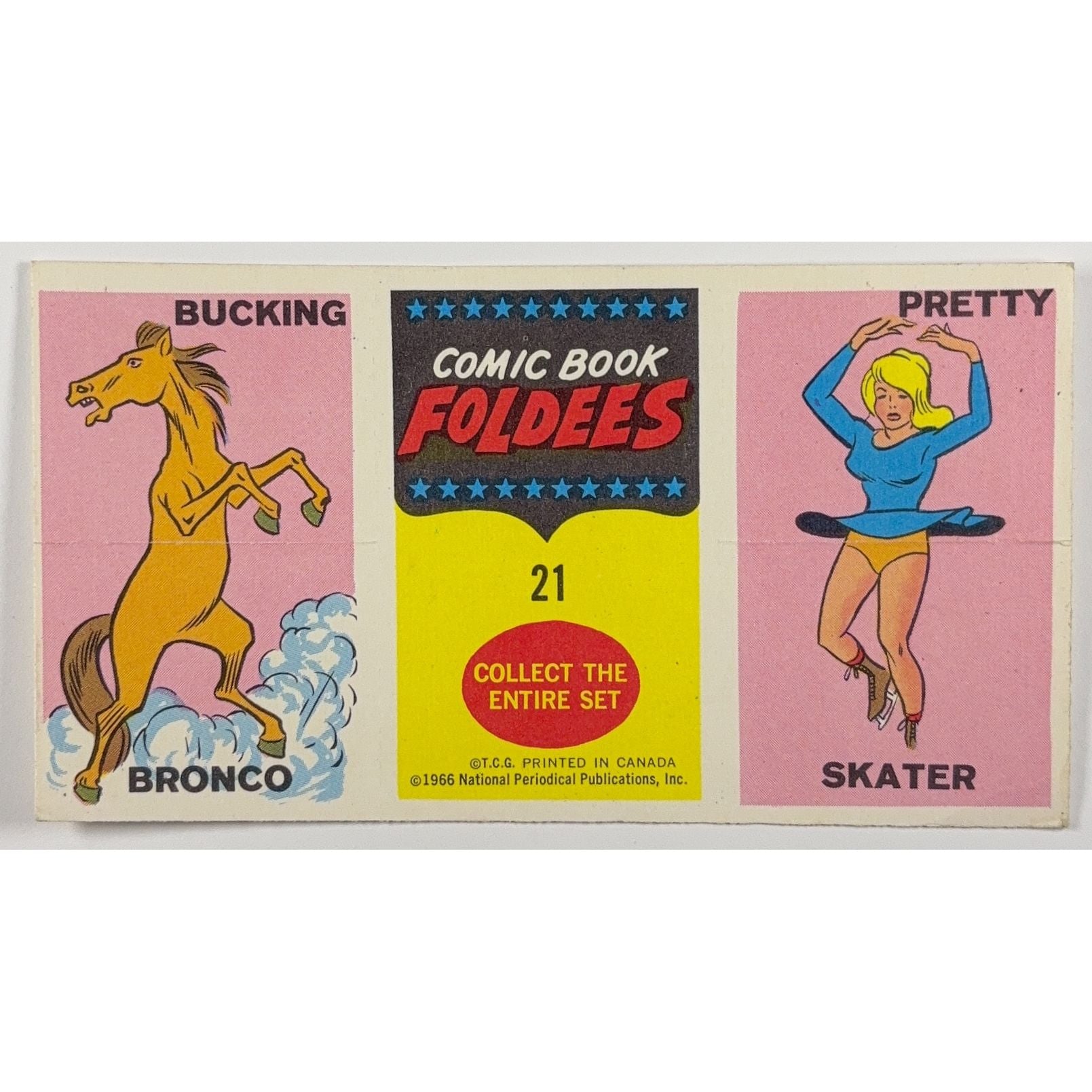 1966 Topps Comic Book Foldees No. 21 Joker | Local Legends Cards & Collectibles