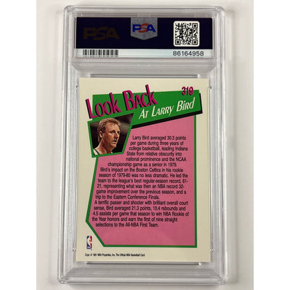 1991-92 Hoops Larry Bird Class of 79’ PSA 9 MINT