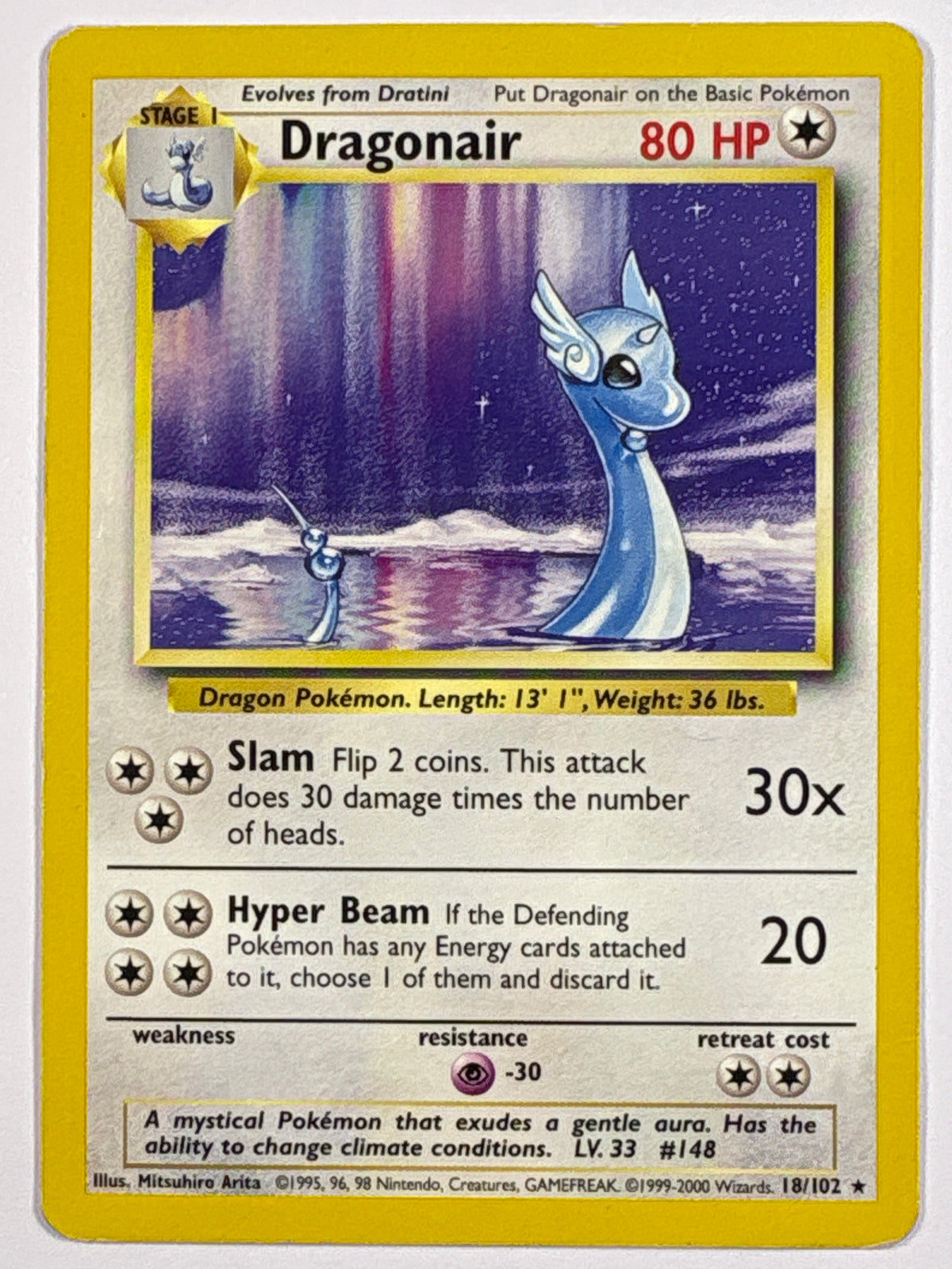 Dragonair Non Holo Rare 18/102