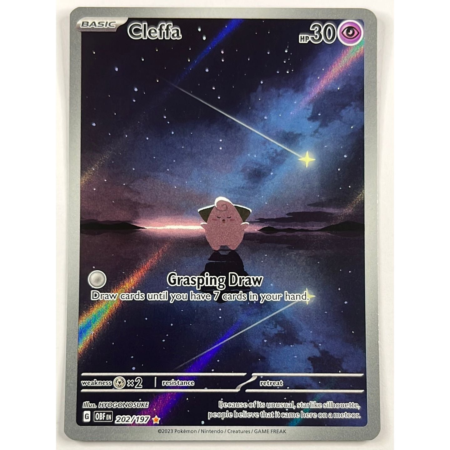 Cleffa Alt Art Secret Rare 202/197