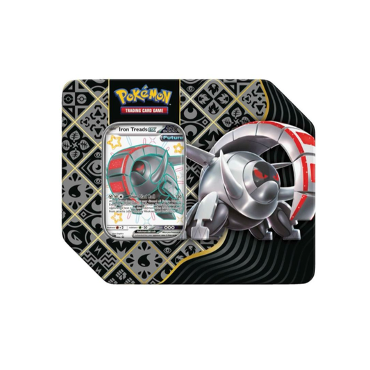 Pokémon Paldean Fates Shiny Iron Treads EX Promo Tin