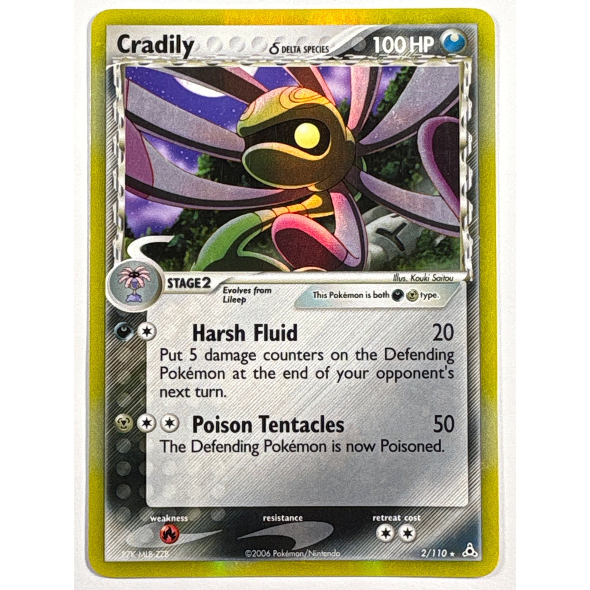 Cradily Reverse Holo Rare 2/110 | Local Legends Cards & Collectibles