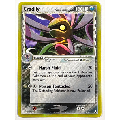 Cradily Reverse Holo Rare 2/110 | Local Legends Cards & Collectibles