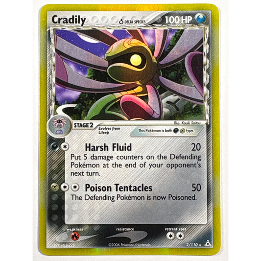 Cradily Reverse Holo Rare 2/110 | Local Legends Cards & Collectibles