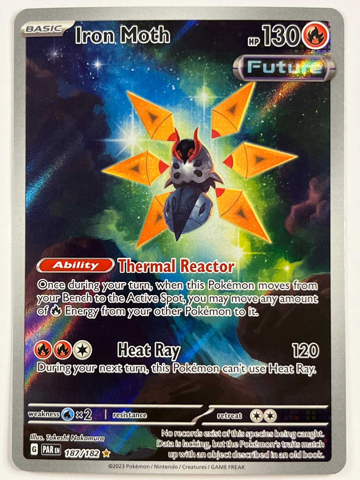 Iron Moth Holo Illustration Rare 187/182