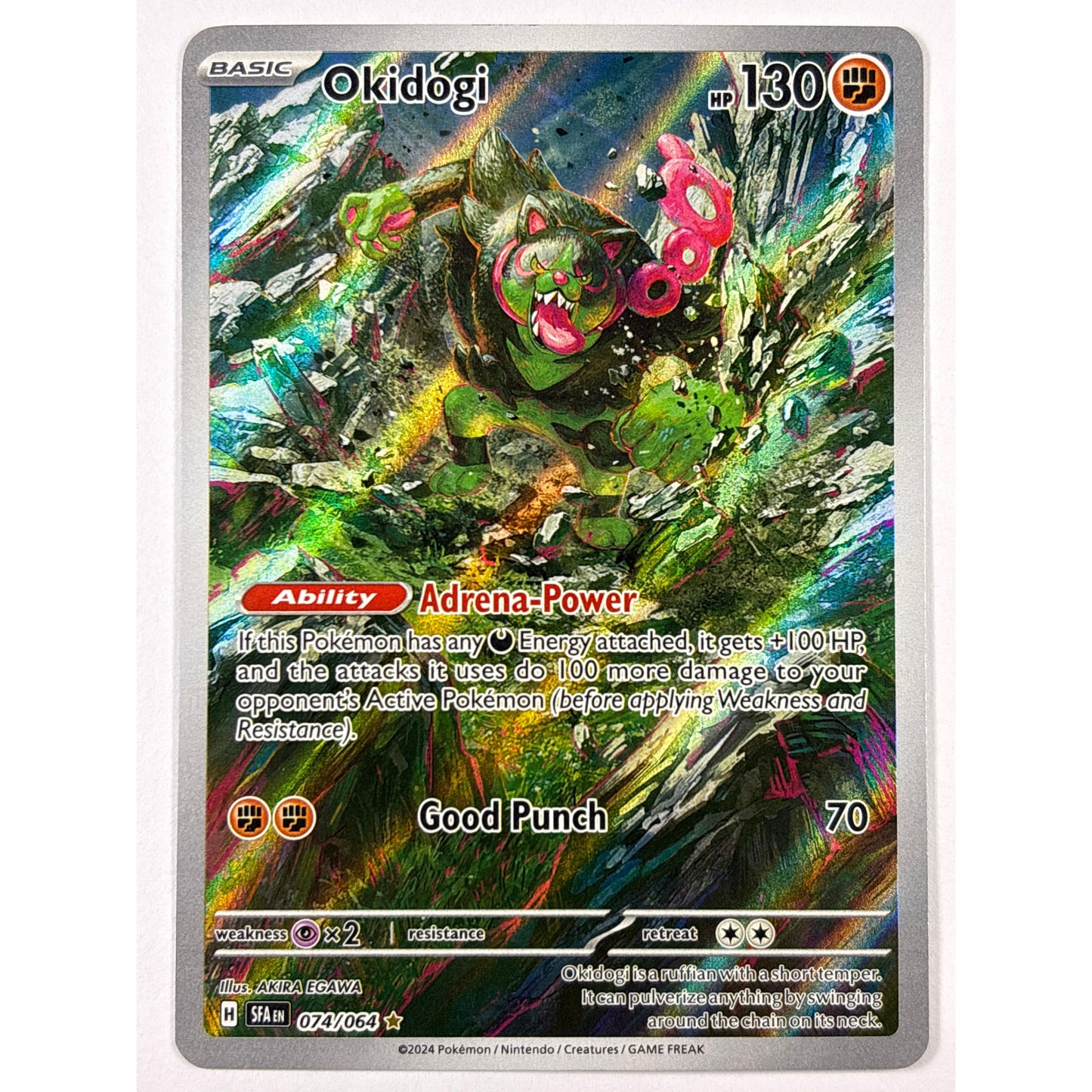 Okidogi Holo Illustration Rare 074/064