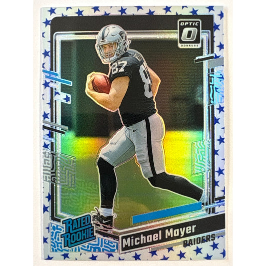 2023 Donruss Optic Michael Mayer Stars Emoji Rated Rookie | Local Legends Cards & Collectibles