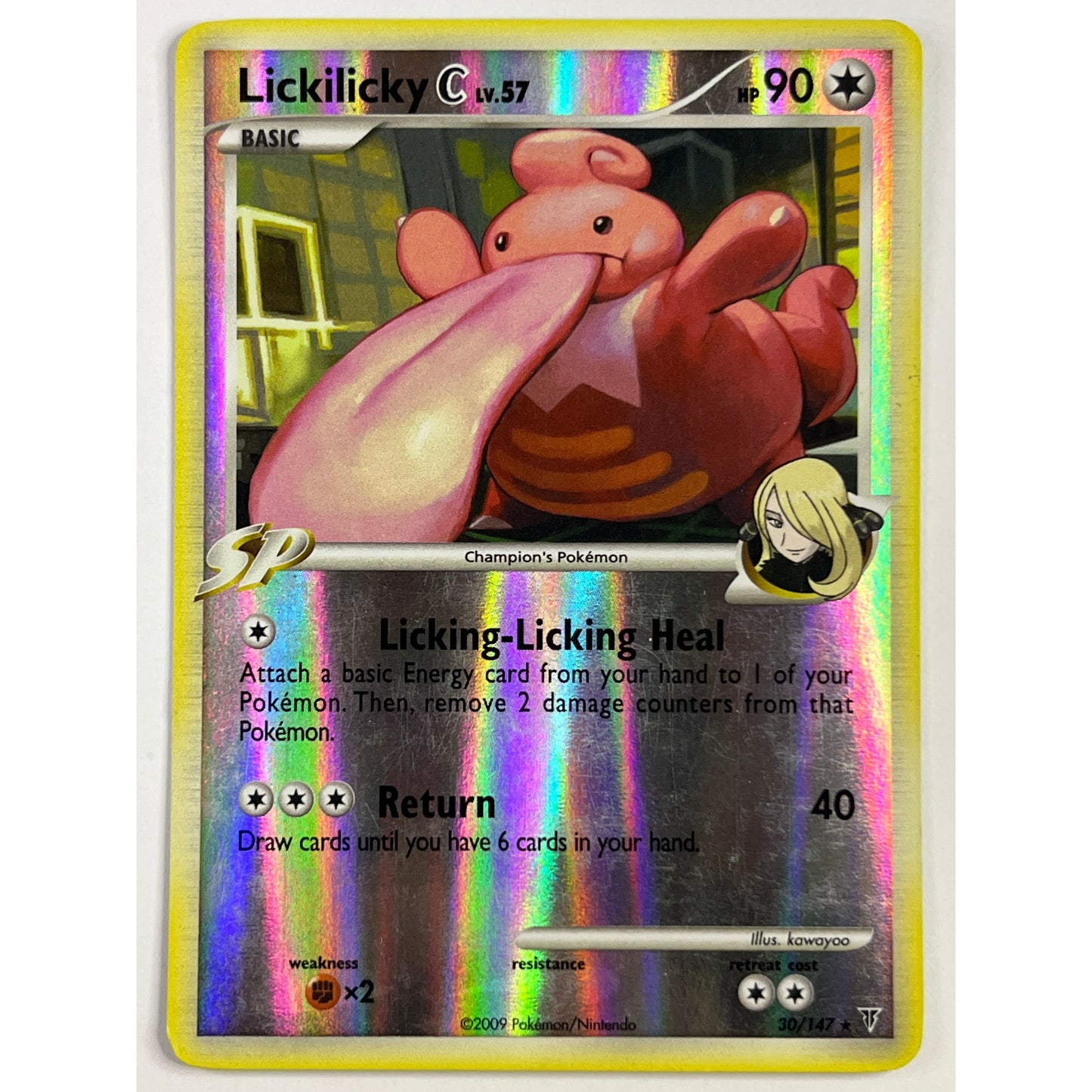 Lickilicky C Lv. 57 Reverse Holo 30/147