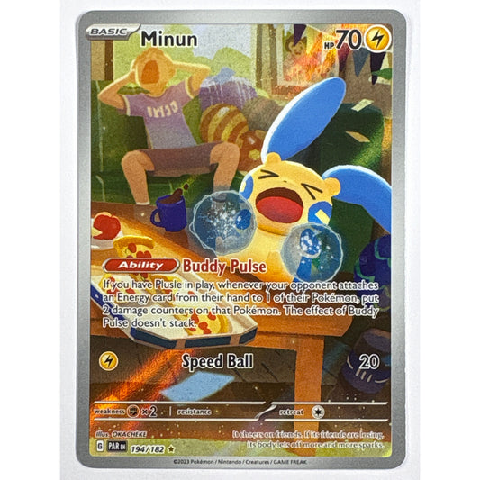 Minun Holo Illustration Rare 194/182