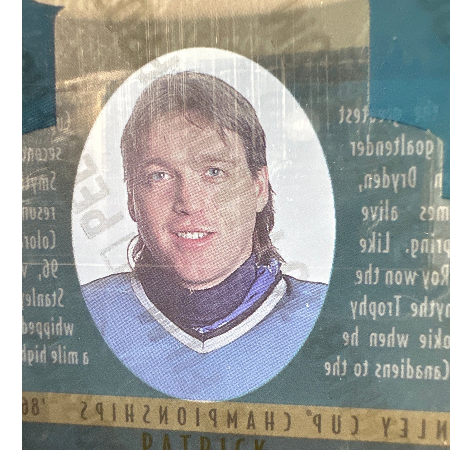 1996-97 Upper Deck Patrick Roy Stanley Cup Quarterfinals Acetate /5000 | Local Legends Cards & Collectibles