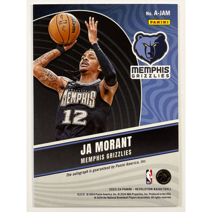 2023-24 Revolution Ja Morant On Card Auto