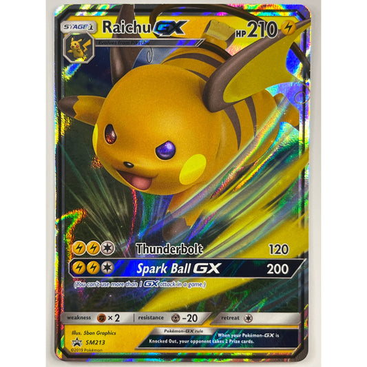 Raichu Holo Black Star Promo SM213