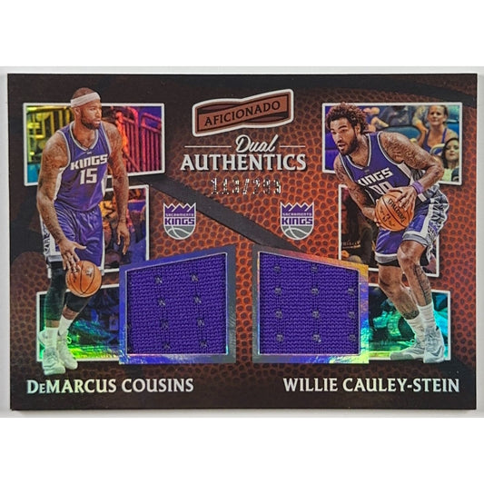 2016-17 Absolute Demarcus Cousins / Willie Cayley-Stien Dual Authentics /299 | Local Legends Cards & Collectibles