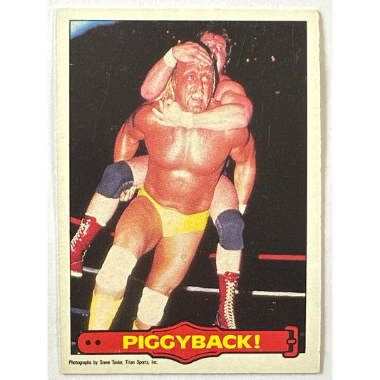 1895 Titan Sports Piggyback! Hulk Hogan Rookie Insert | Local Legends Cards & Collectibles