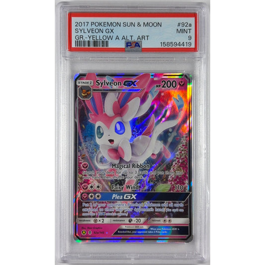 Sylveon GX Holo Alt Art 92a/145 PSA 9 MINT
