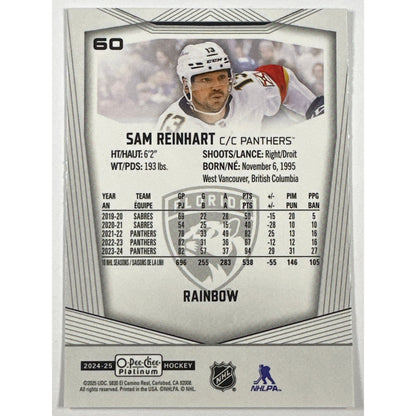 2024-25 O-Pee-Chee Platinum Sam Reinhart Rainbow | Local Legends Cards & Collectibles