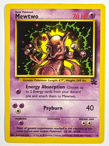 Mewtwo Non Holo Black Star Promo 14