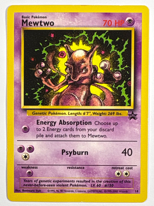 Mewtwo Non Holo Black Star Promo 14