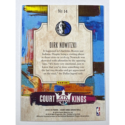 2018-19 Court Kings Dirk Norwitzki Renaissance Man | Local Legends Cards & Collectibles