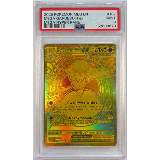 Mega Gardevoir ex Holo Mega Hyper Rare 187/132 PSA 9 MINT | Local Legends Cards & Collectibles