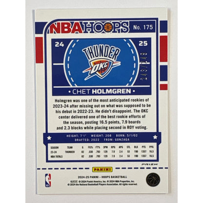 2024-25 Hoops Chet Holmgren Purple Holo Prizm /249 | Local Legends Cards & Collectibles