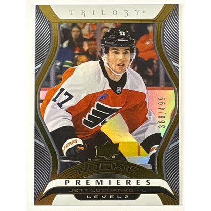 2024-25 Upper Deck Extended Series Jett Luchanko Rookie Premiers Level 2 /499 | Local Legends Cards & Collectibles