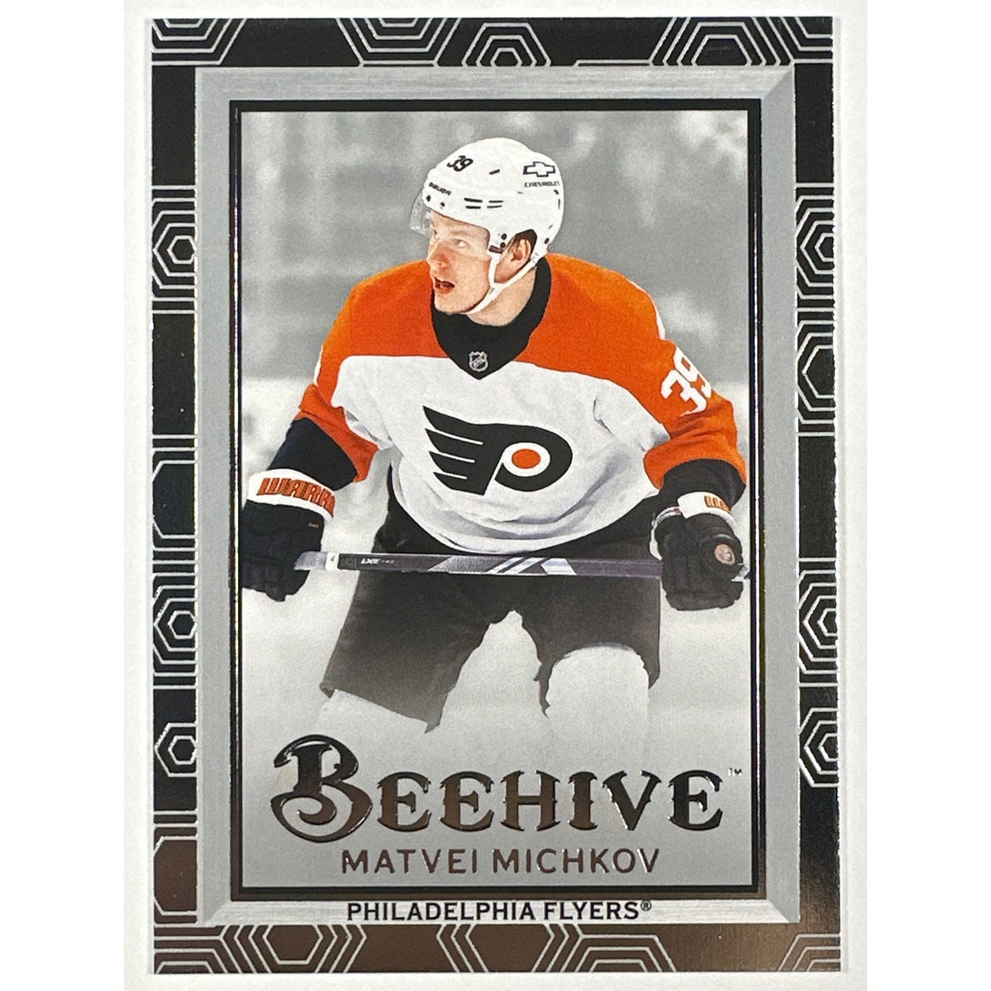 2024-25 Upper Deck Extended Series Matvei Michkov Bee Hive RC | Local Legends Cards & Collectibles