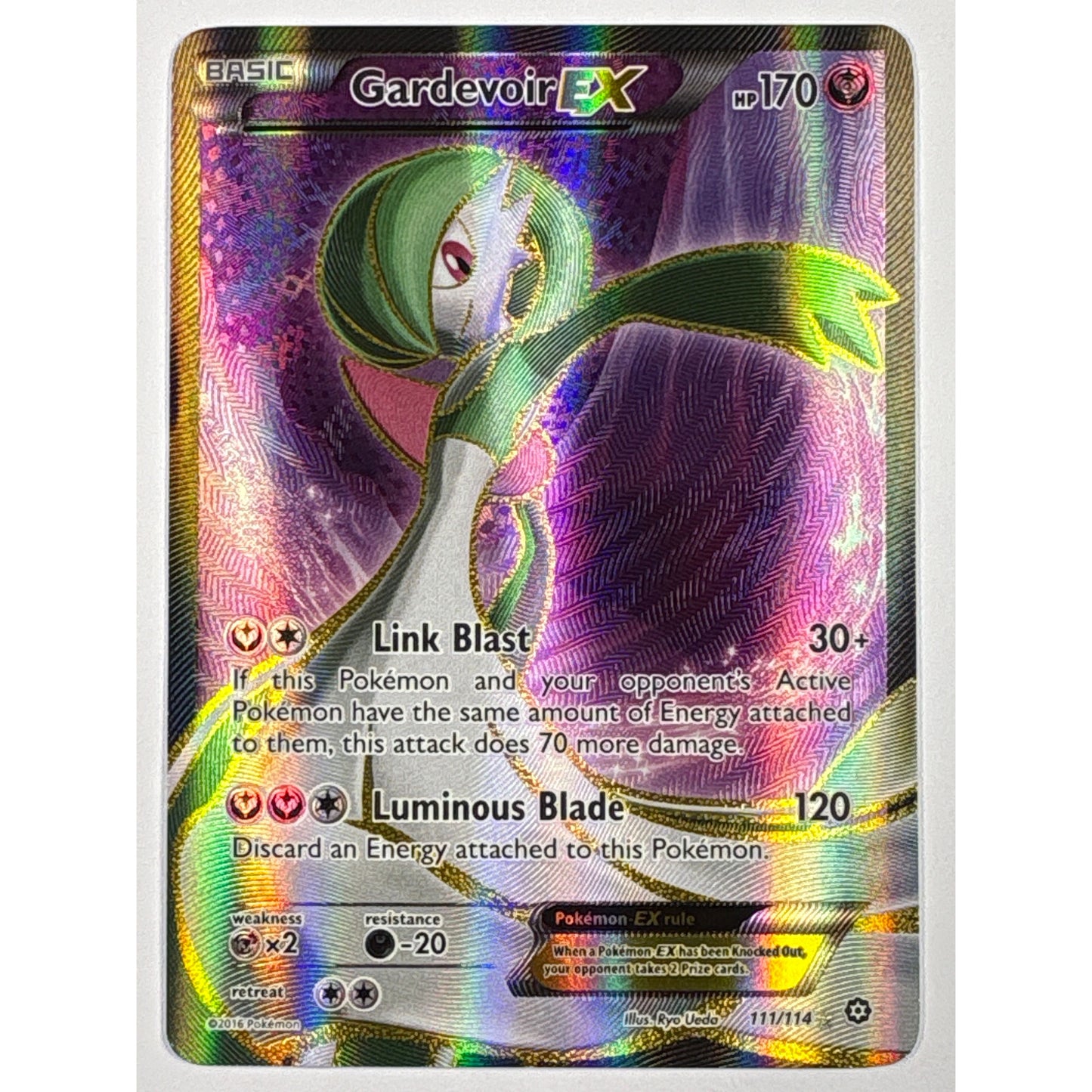 Gardevoir EX Holo Ultra Rare 111/114