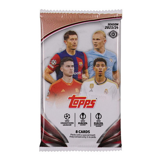 2023-24 Topps UEFA Club Competition Soccer Hobby Pack