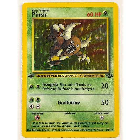 1st Edition Pinsir Holo Rare 9/64