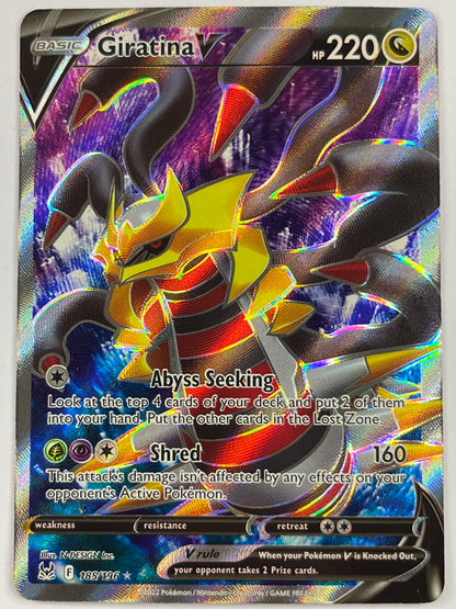 Giratina V Holo Ultra Rare 185/196