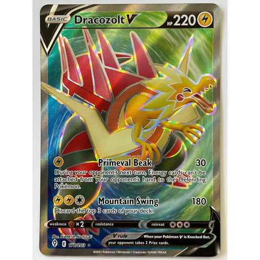 Dracozolt V Holo Ultra Rare 178/203